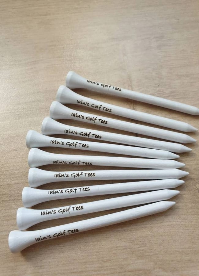 Personalised Golf Tees