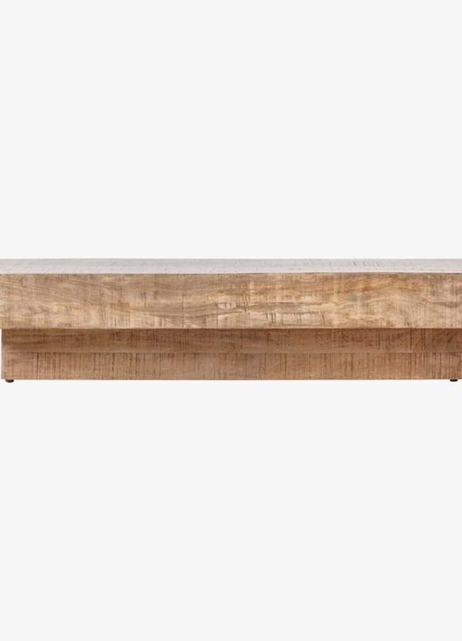 mango wood coffee table