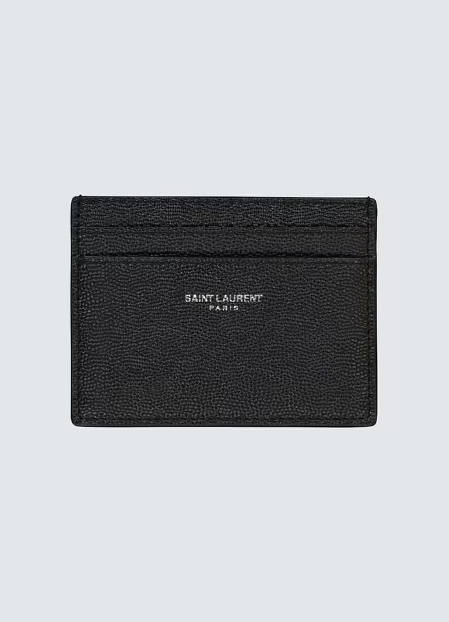 Saint Laurent Leather card holder