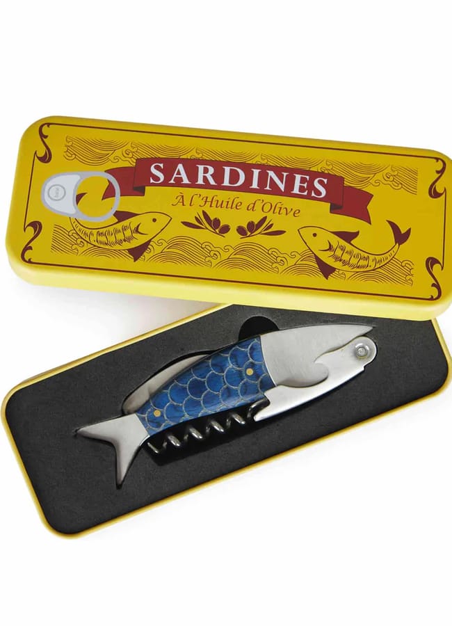 SOus Chef Sardine in a Tin Corkscrew