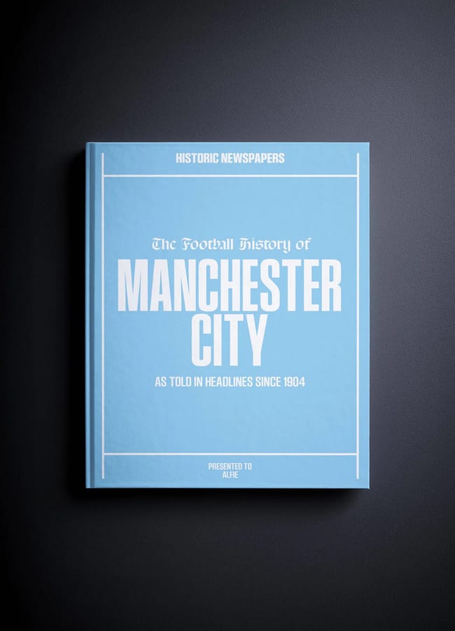 The Football History of Manchester City Book