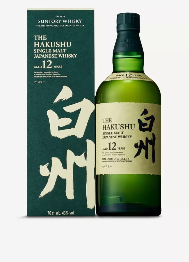 The Hakushu 12-year-old single malt Japanese whisky 700ml