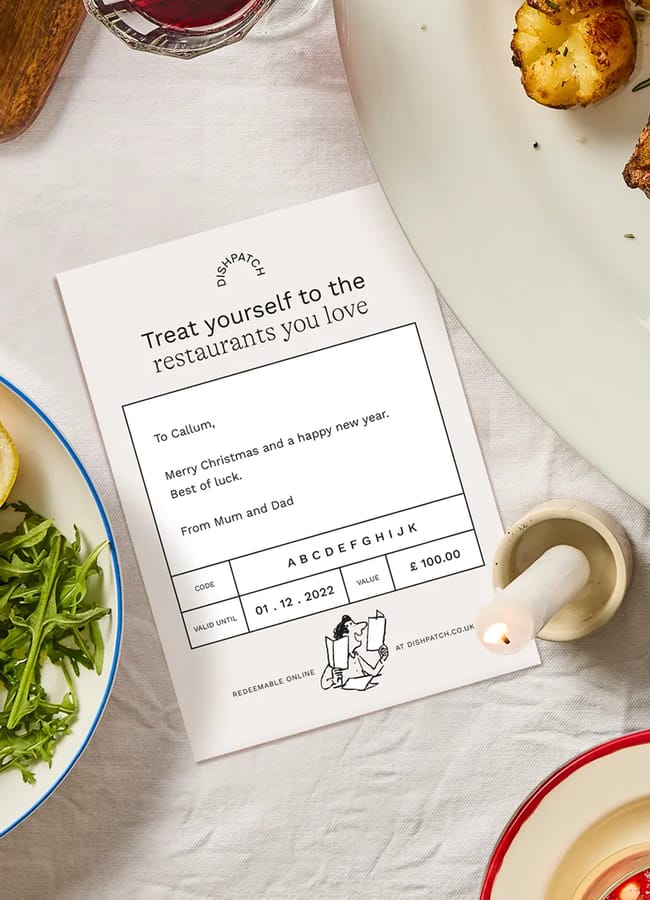 Dishpatch gift cards
