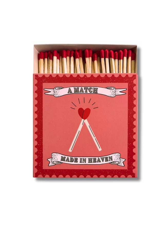 Etsy Curator Home Match Made in Heaven Design Square Matchbox