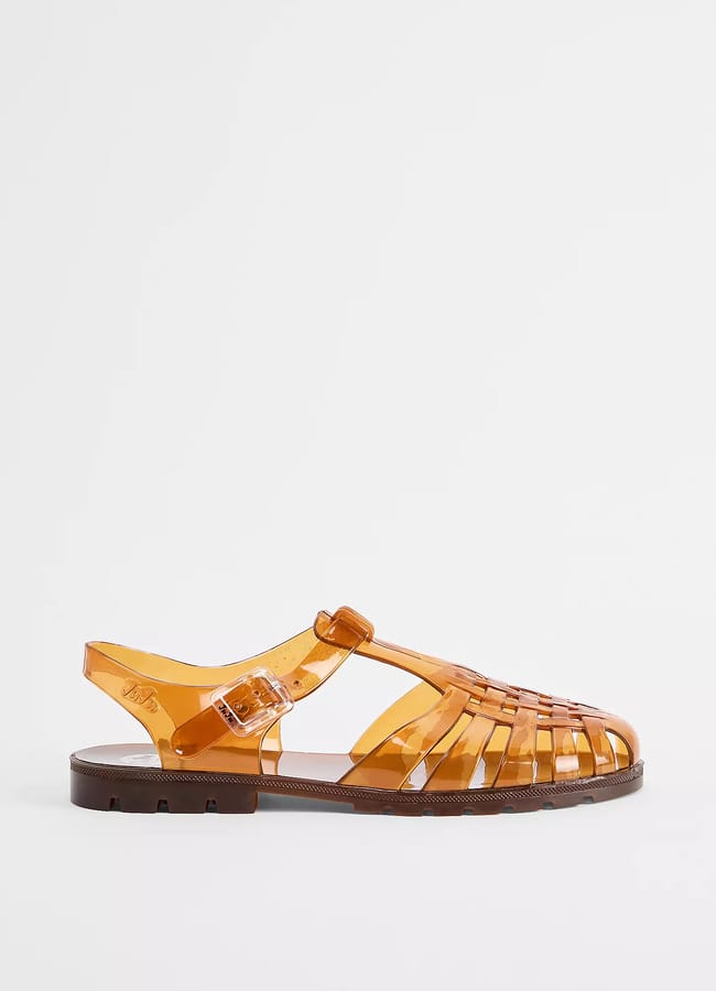 Juju UO Exclusive Brown Riley Fisherman Jelly Shoes