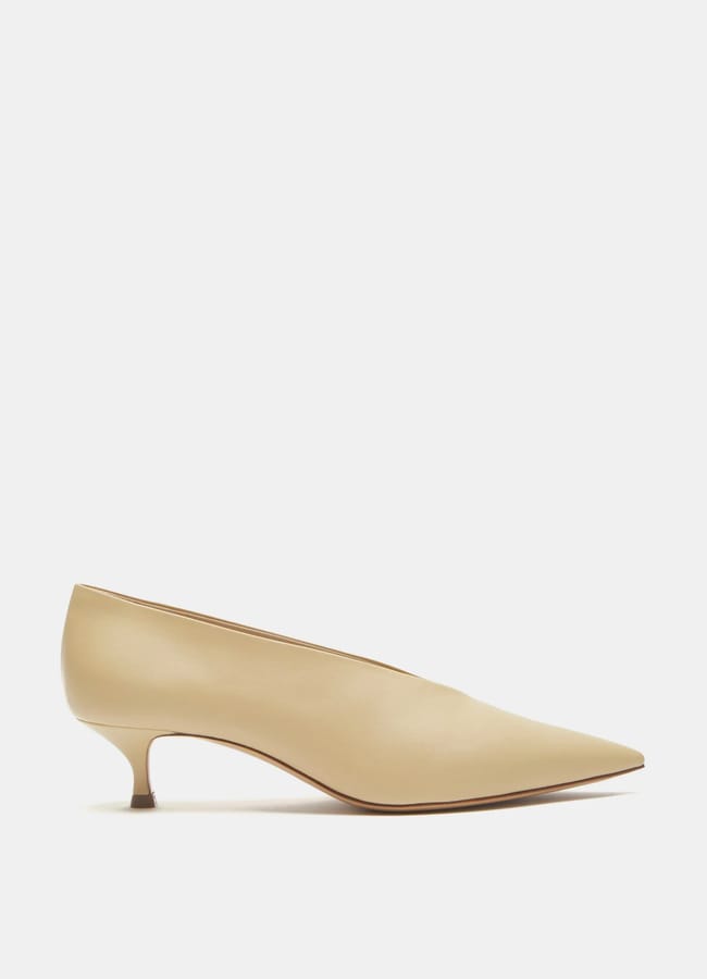 Le Monde Beryl Le Monde Beryl Babouche Kitten Custard Leather