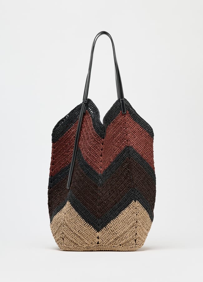 Mango BRAIDED TOP MAXI SHOPPER