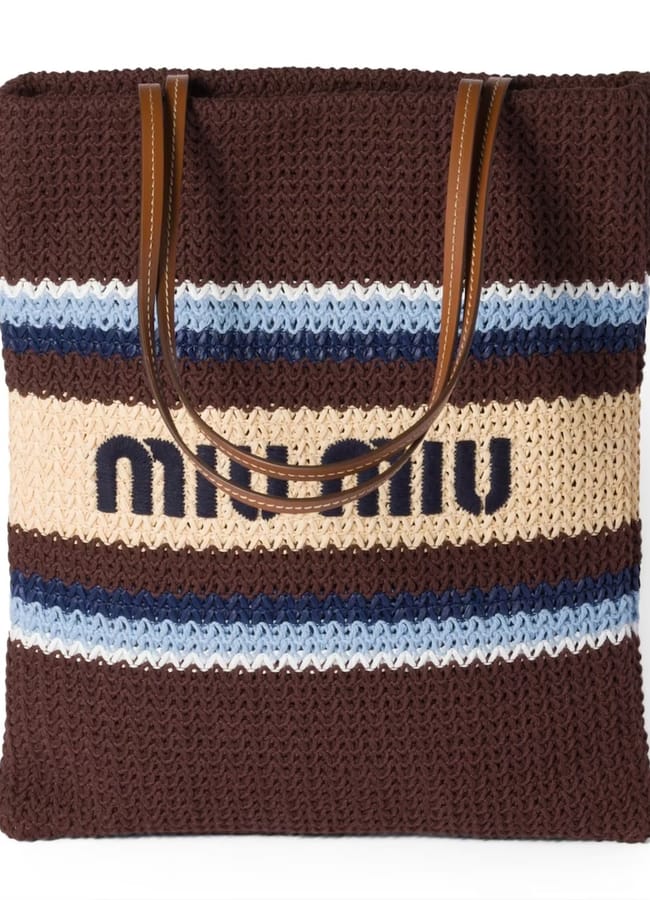 miu miu rattan bag