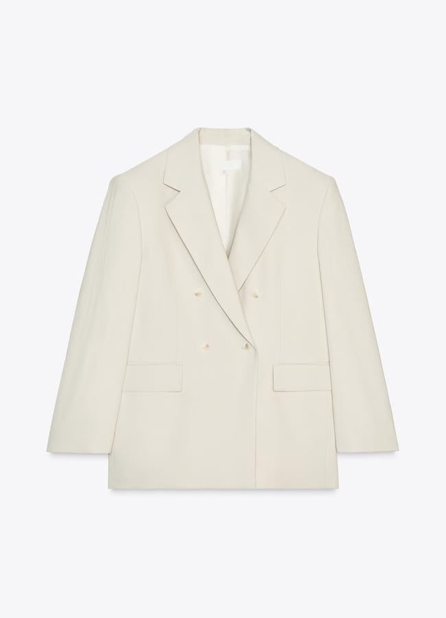 OVERSIZE BLAZER WITH SHOULDER PADS