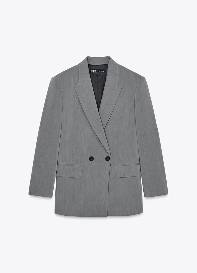 Zara OVERSIZE DOUBLE-BREASTED BLAZER