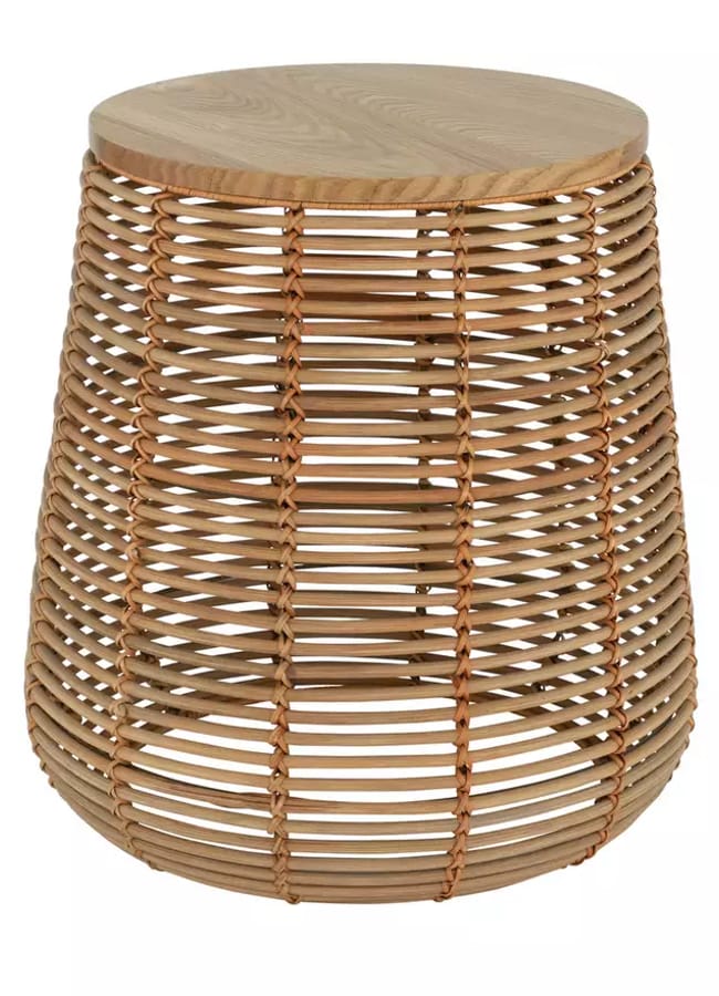 bamboo side table