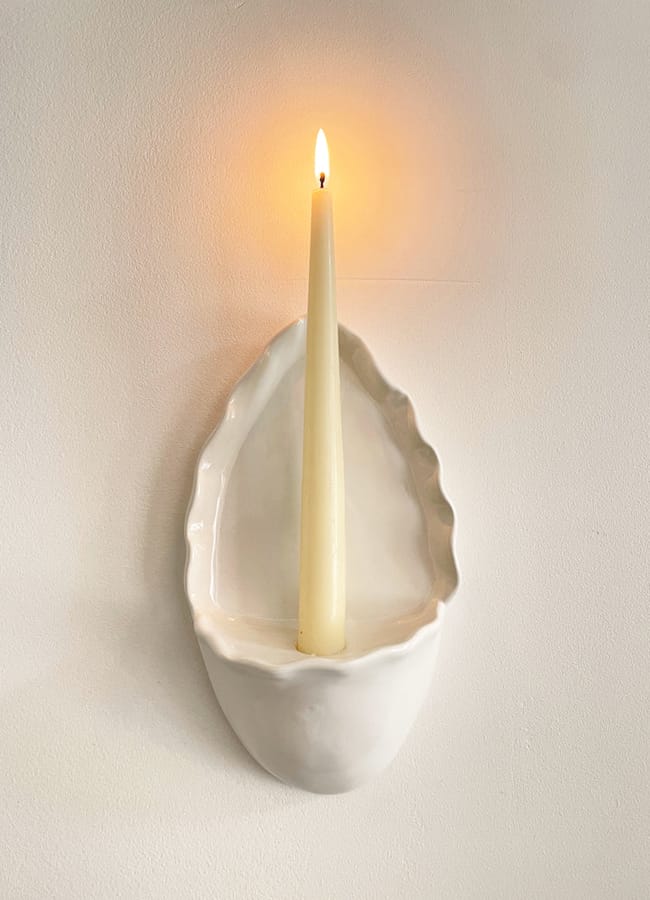 Bettina Ceramica Gigli Candle Holder