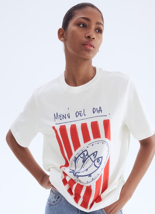 H&M Printed TShirt Summer Style