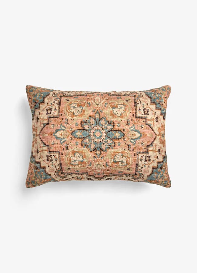 French Connection Multi Printed Global Kerala Cushion