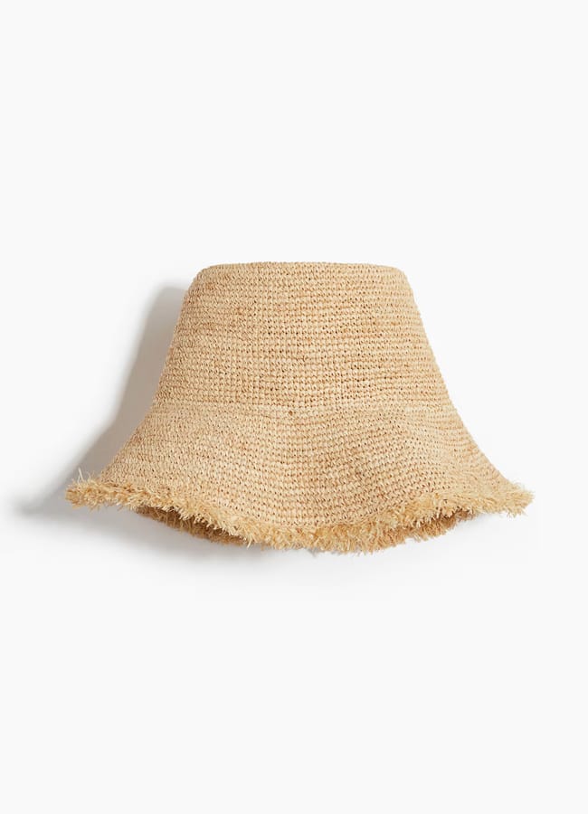 straw bucket hat