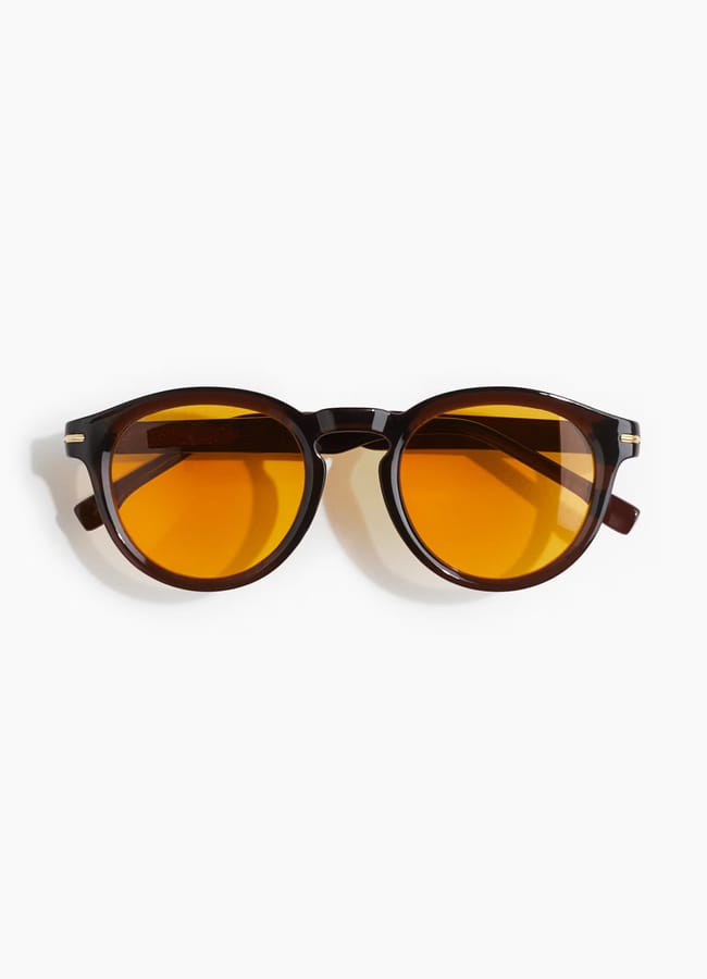sunglasses with orange lenses
