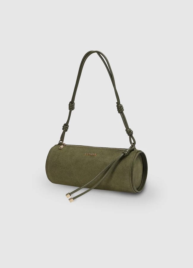 Miffy Barrel Shoulder Bag in khaki