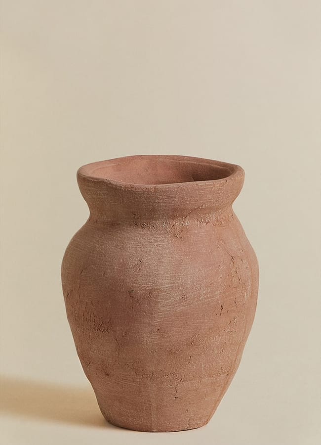 Sklum Decorative terracotta vase Elishia