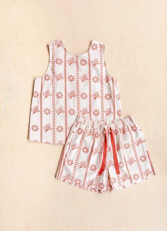 TBCo Cotton Short Set Flora Sun