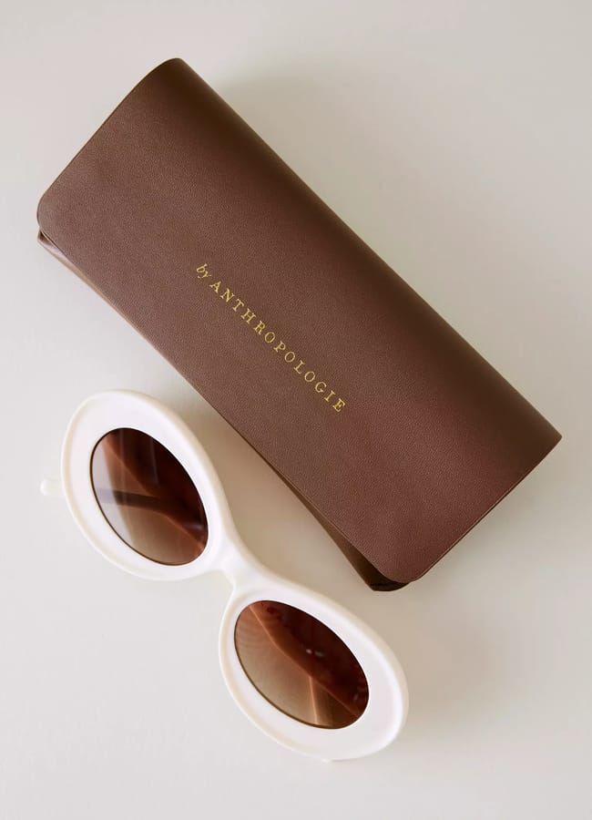 The Odette Acetate Bubble Oval Sunglasses