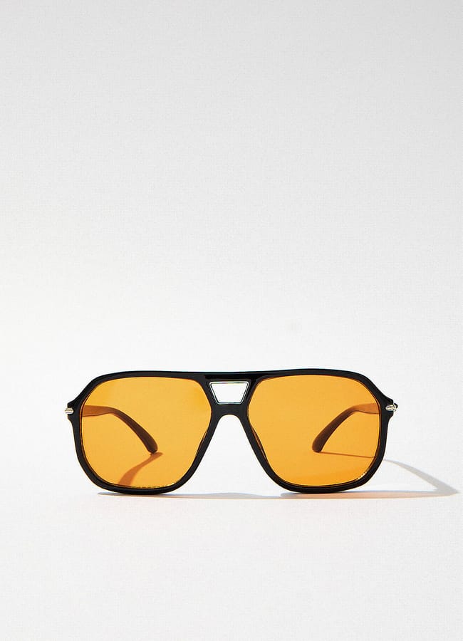 UO Frank Orange Sunglasses