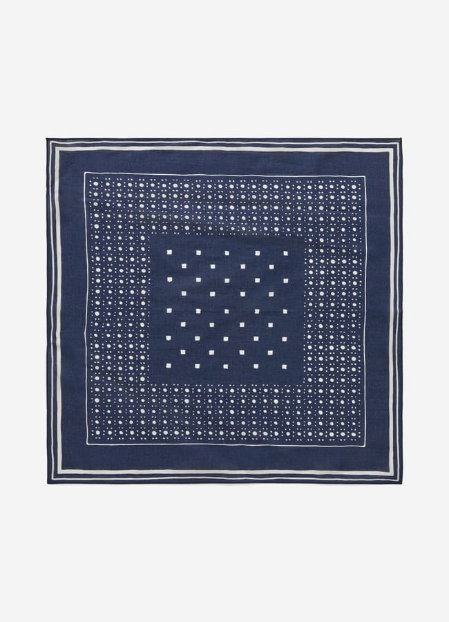 blue print scarf