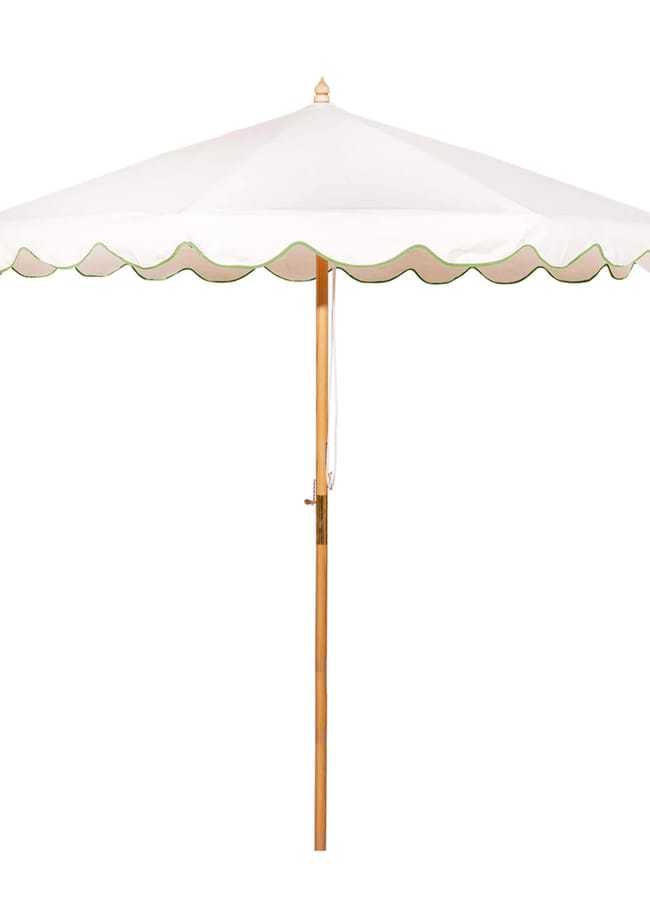 East London Parasol Company Green Holly Octagonal Parasol