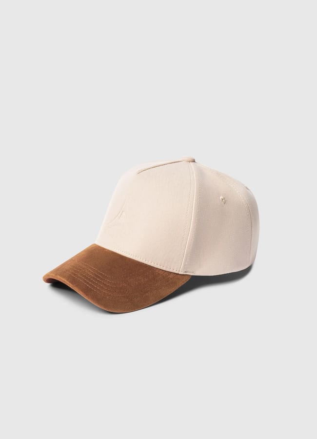 Maniere De Voir Embossed Eiffel Cap - Cream:Fawn