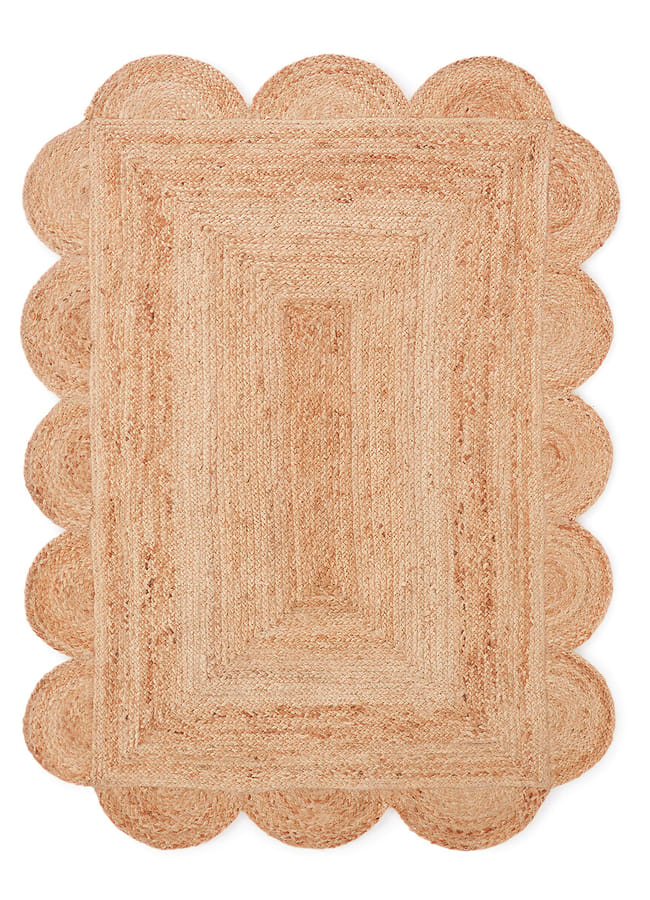Hempy Hand Woven Rectangular 100 Jute Rug