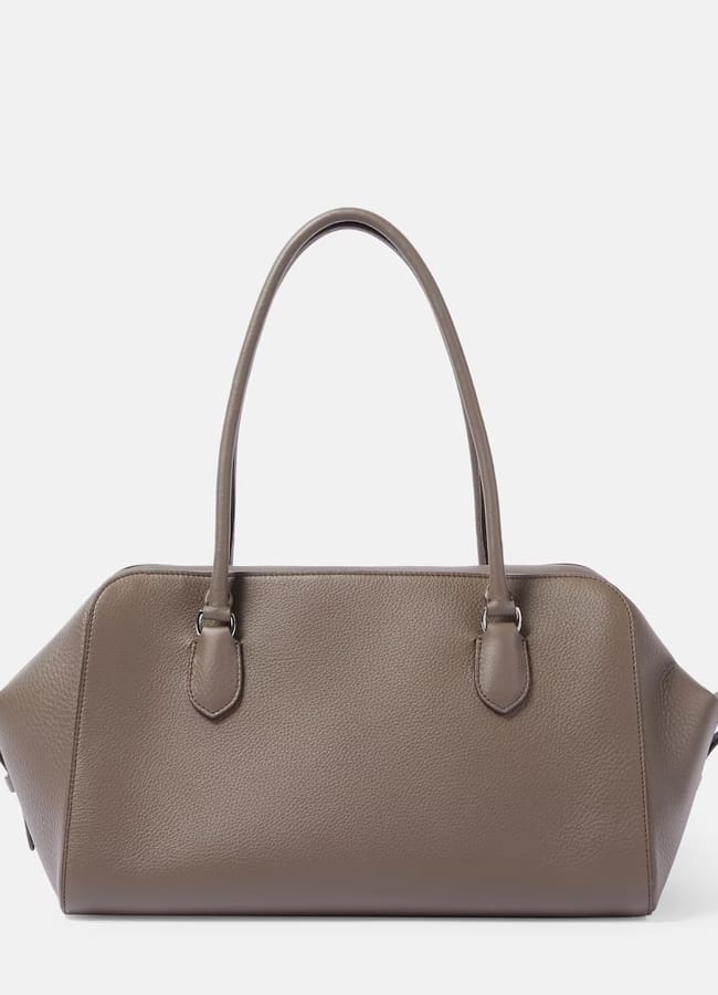 the Row E/W leather duffel bag