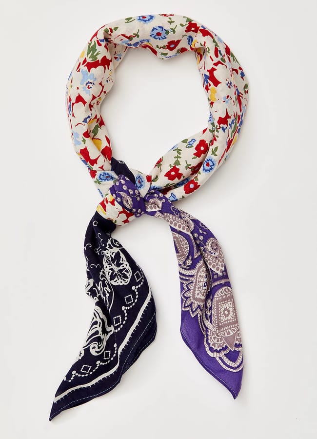 Quilted Star Print Bandana