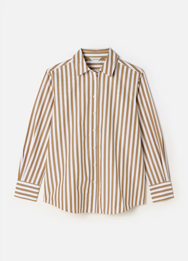Pure Cotton Striped Relaxed Shirt