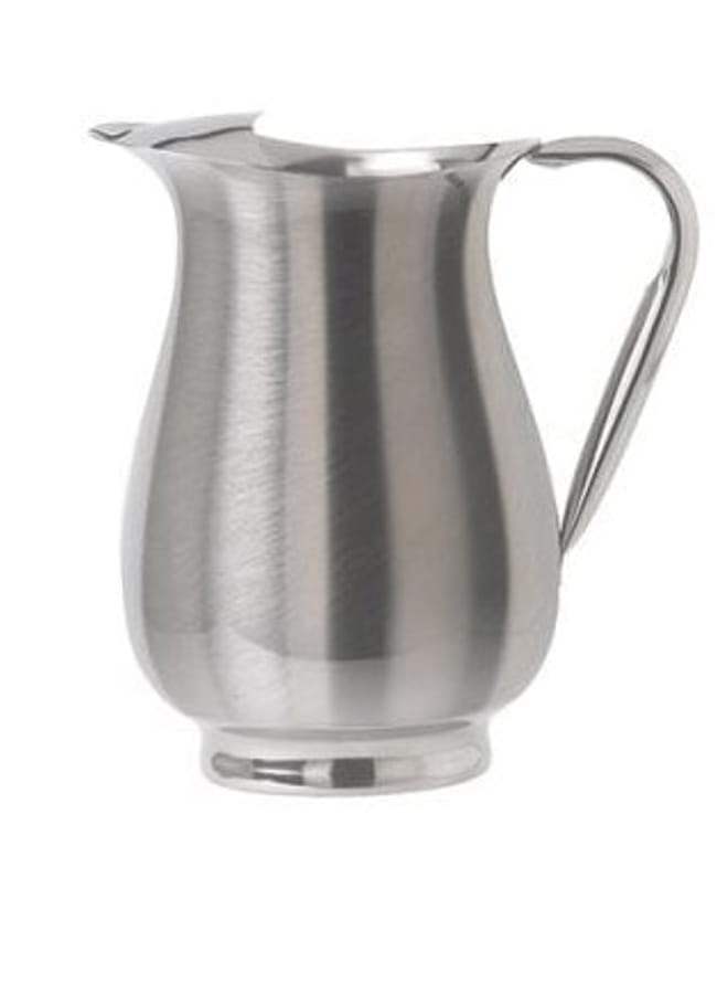 Satin Stainless Steel Pitcher with Ice Guard 52.75oz (1.5 Litres)