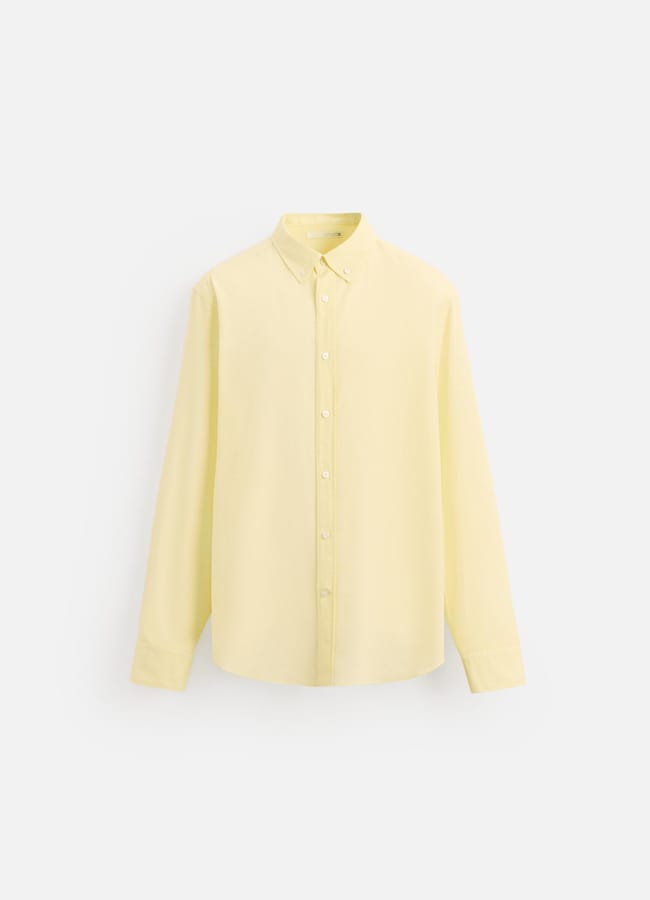 men's yellow shirt