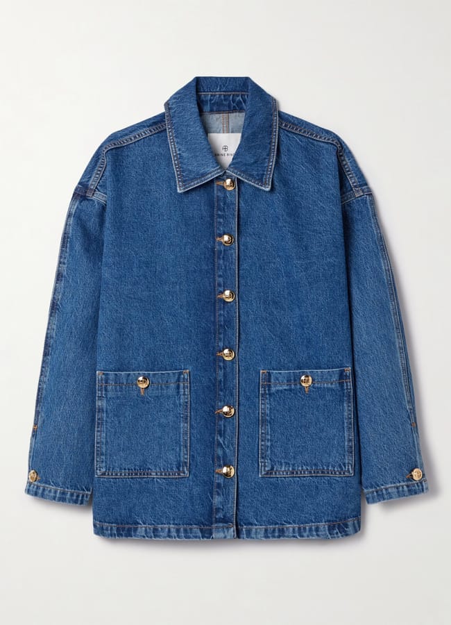 ANINE BING Luca oversized denim jacket