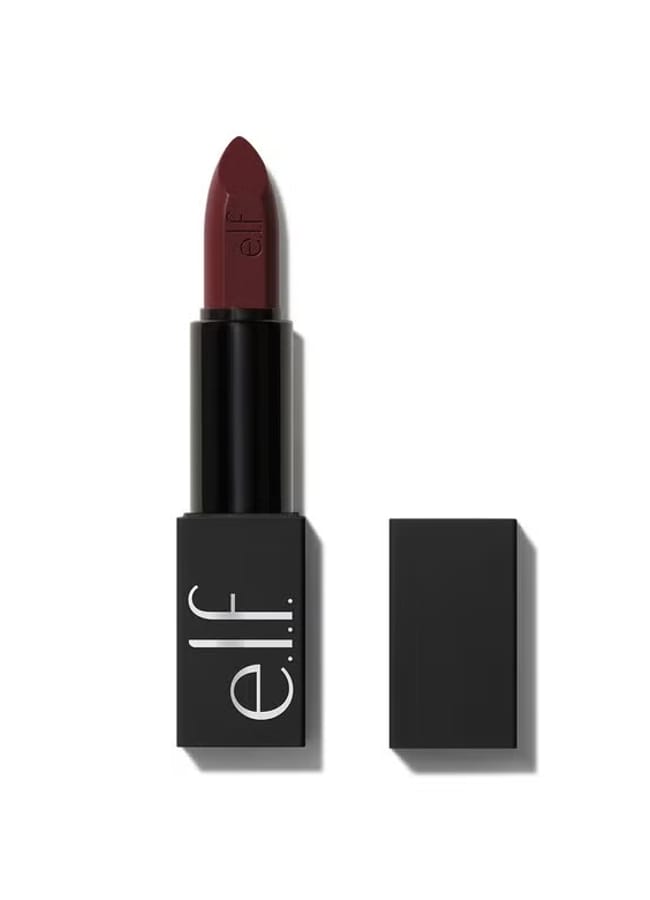 dark red lipstick by elf