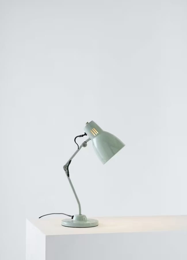 John Lewis ANYDAY John Lewis Tony Desk Lamp in blue green