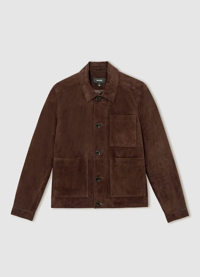 Reiss Jacket in Chocolate Brown
