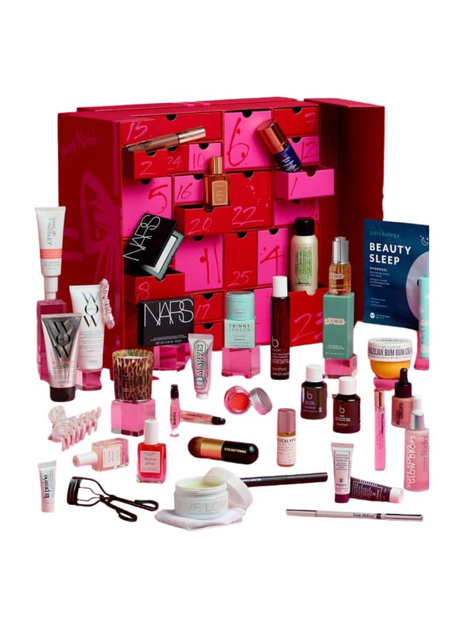 harvey nichols beauty advent calendar for 2025 harvey nichols beauty advent calendar for 2025 open with all products on show