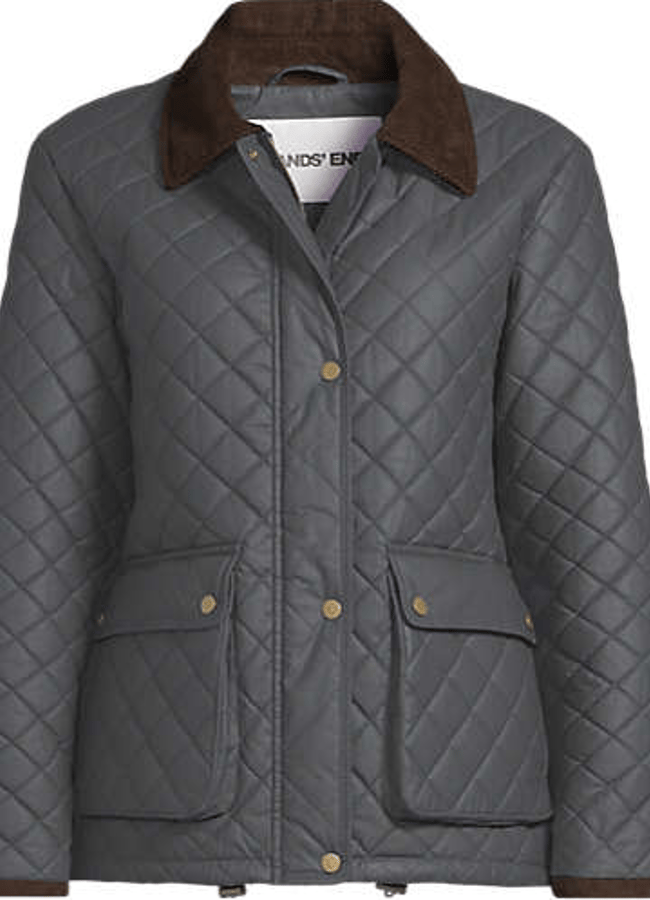 Women's Quilted Waxed Cotton Barn Jacket
