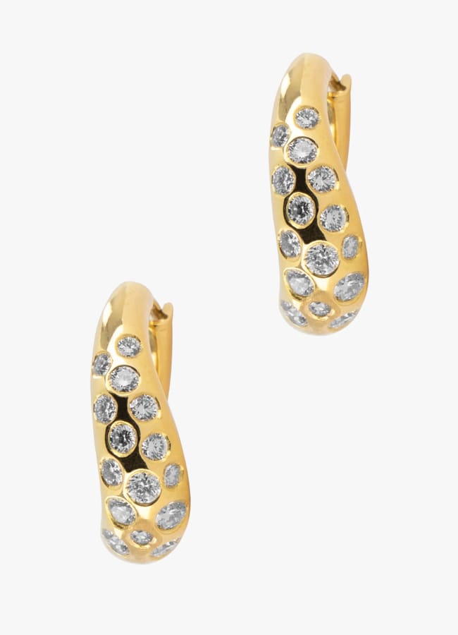 Curved Diamond Hoops