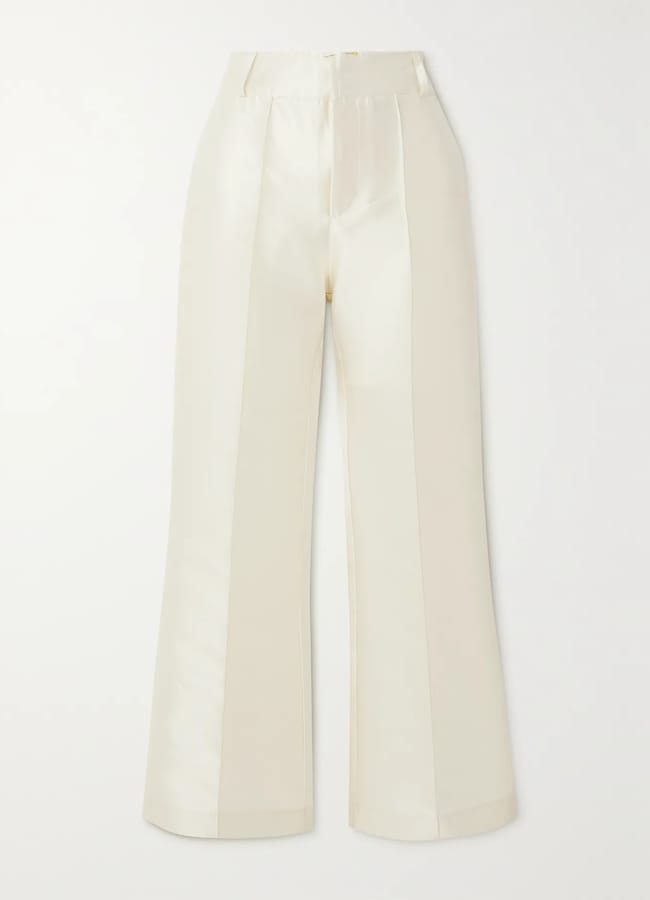cream trousers