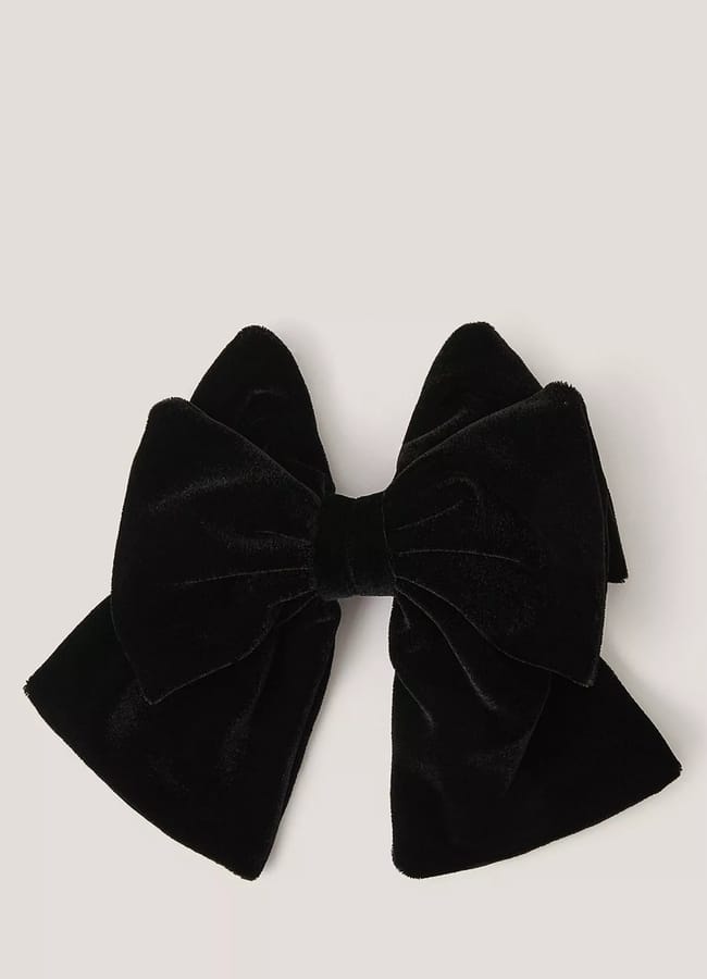 jl Monsoon Velvet Bow Clip