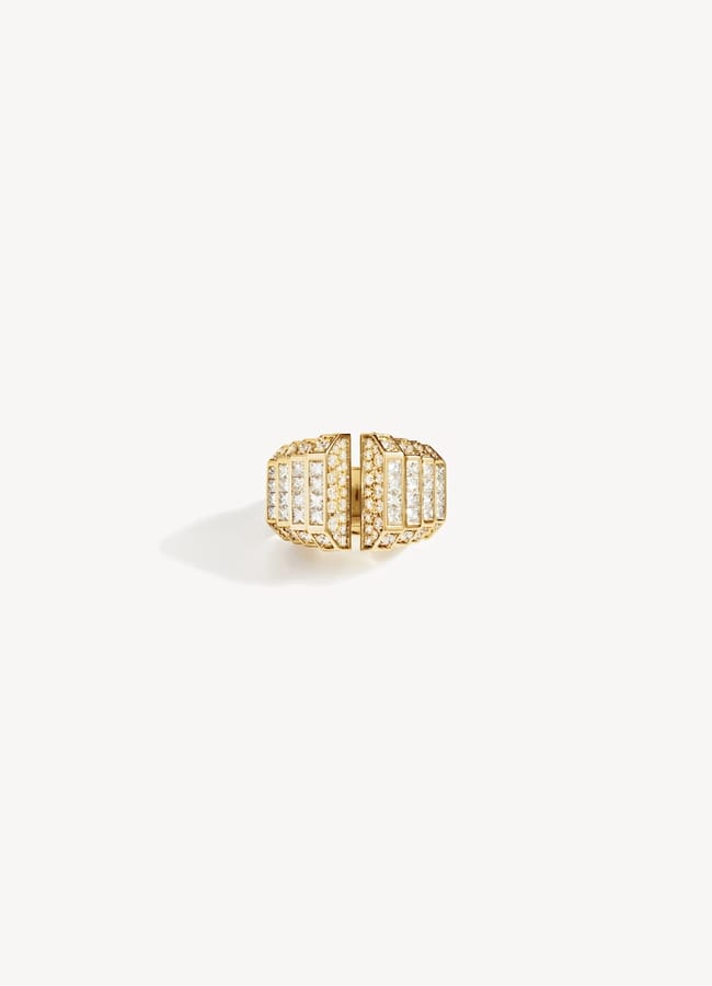 Meaningful Ring Yellow Gold & Diamonds