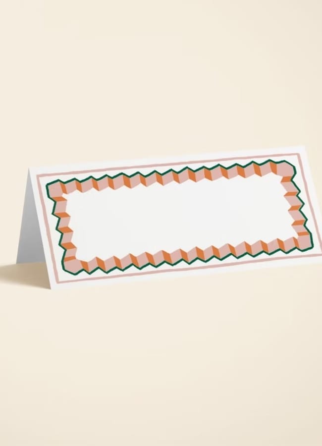 Papier All the Trimmings place card