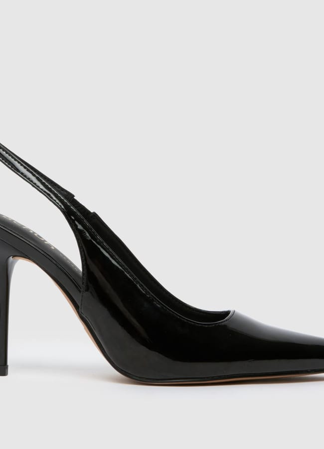 schuh Sade Slingback Court in Black