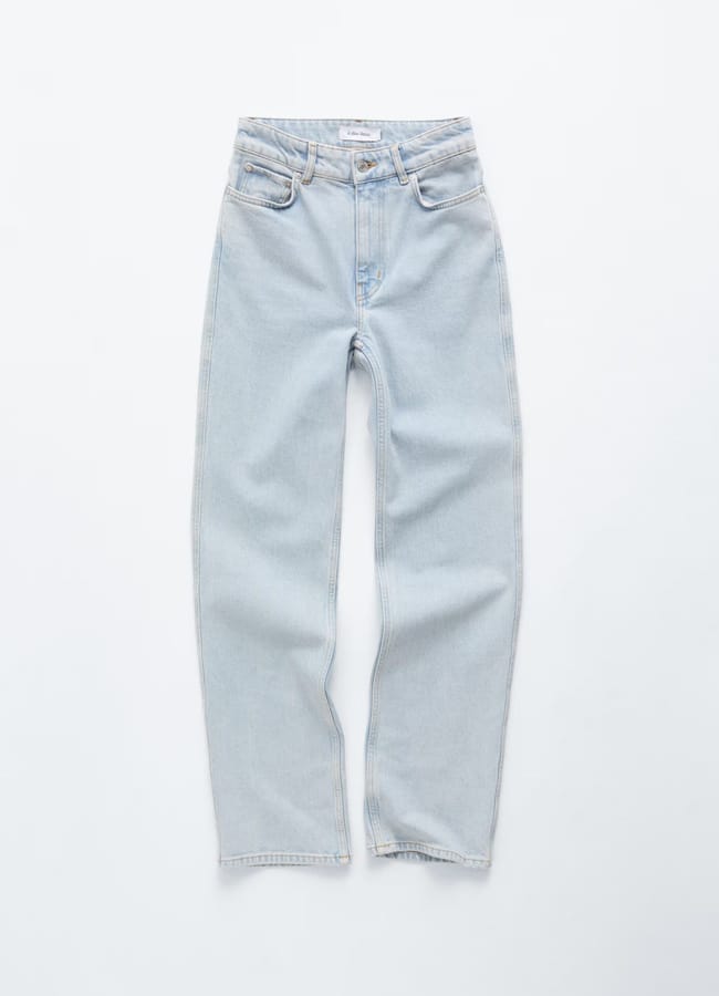 stories High-Waist Straight-Leg Jeans