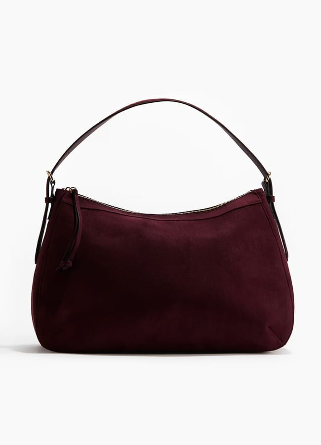 suede shoulder bag