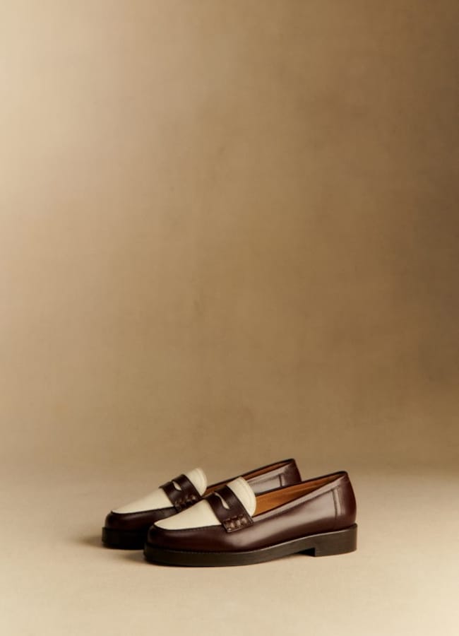 Andrea Loafers Toffee and Chocolate
