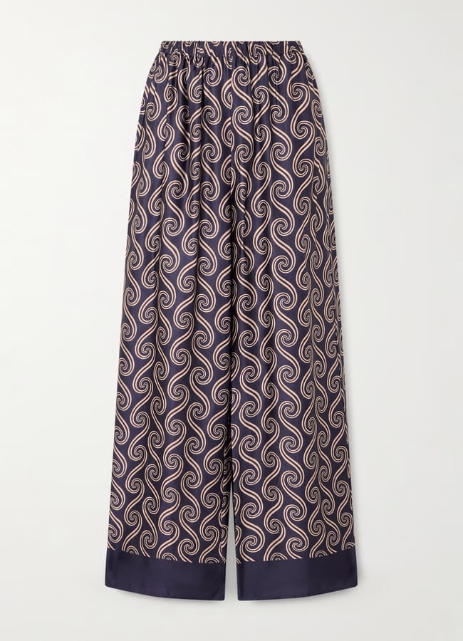 FAITHFULL FAITHFULL Jensen printed satin wide-leg pants £230 copy